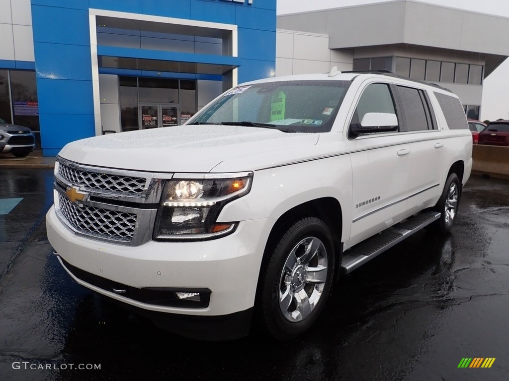 2017 Suburban LT 4WD - Iridescent Pearl Tricoat / Cocoa/Dune photo #2