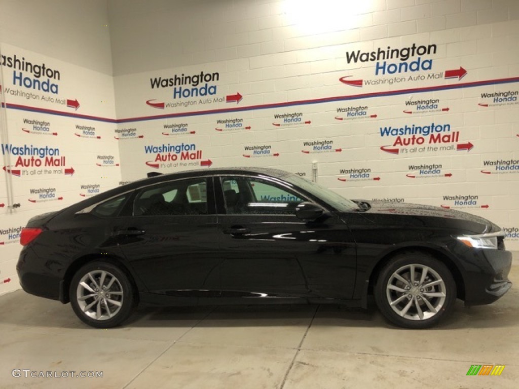 2021 Accord LX - Crystal Black Pearl / Black photo #1