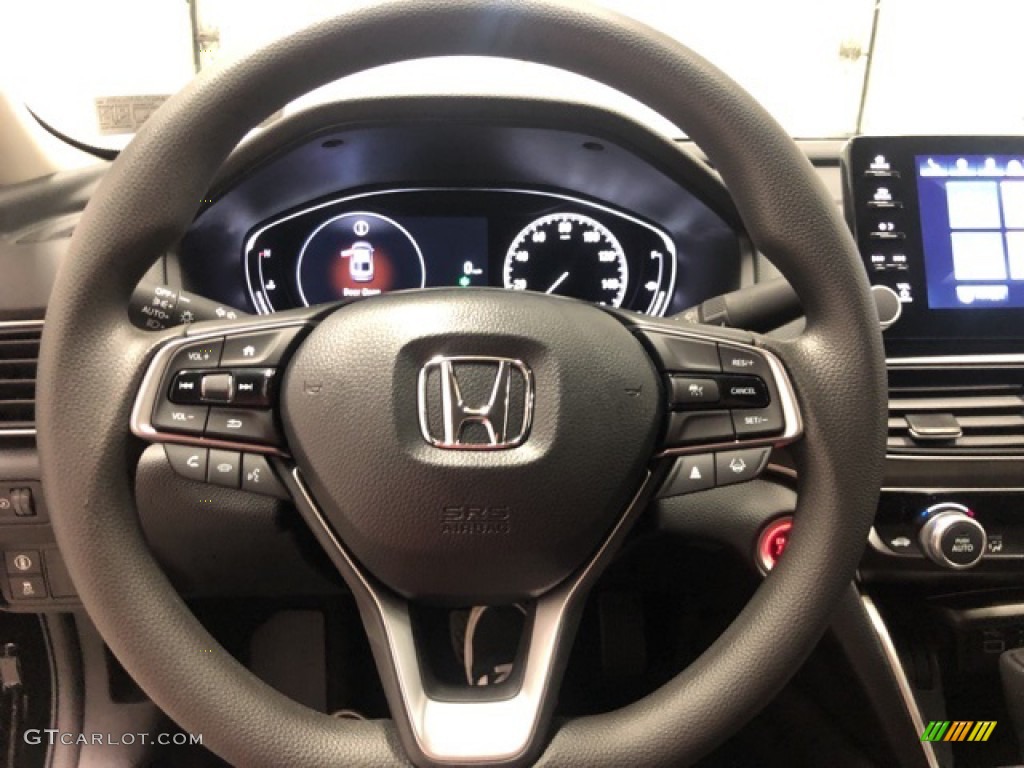 2021 Accord LX - Crystal Black Pearl / Black photo #13