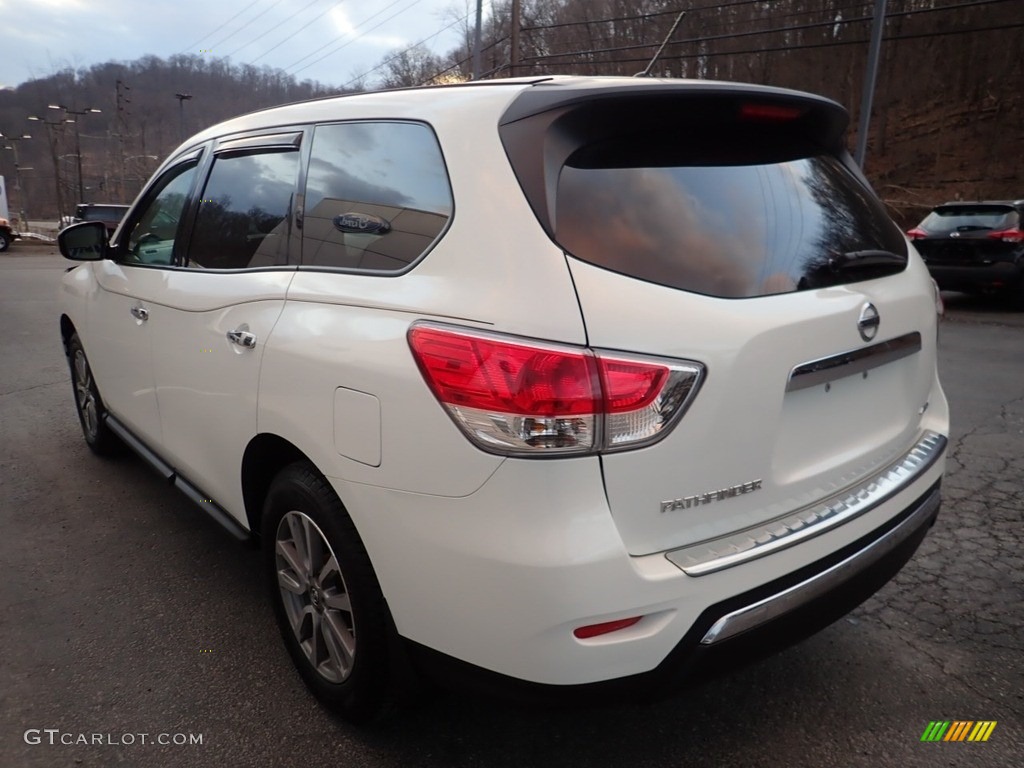 2014 Pathfinder S AWD - Moonlight White / Almond photo #5