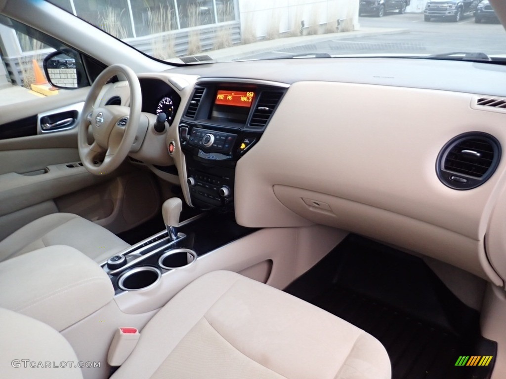 2014 Pathfinder S AWD - Moonlight White / Almond photo #12