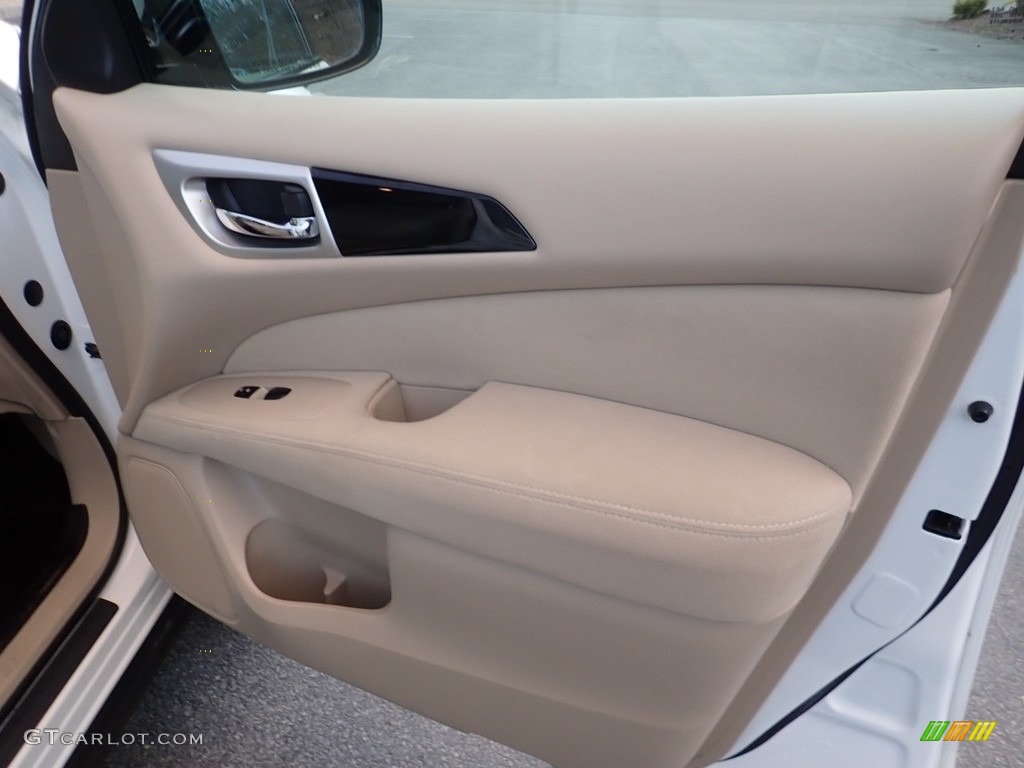 2014 Pathfinder S AWD - Moonlight White / Almond photo #13