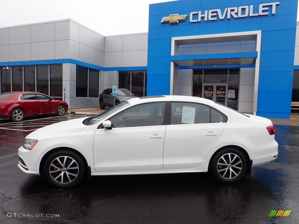 Pure White 2017 Volkswagen Jetta SE Exterior Photo #141353175