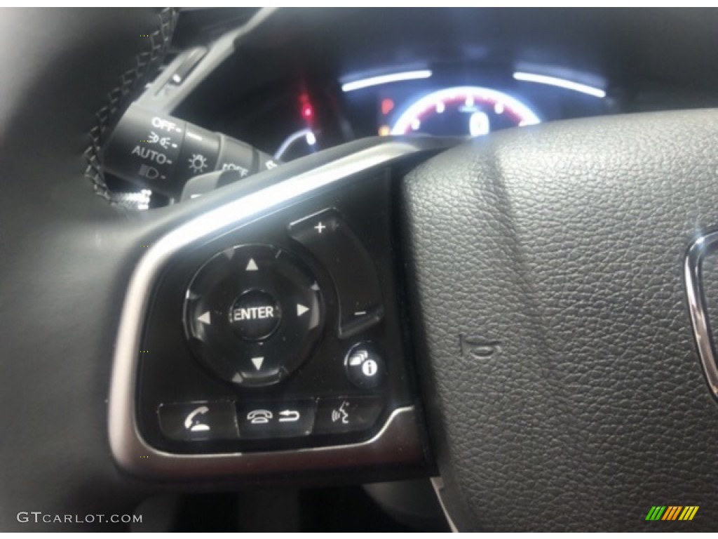 2021 Civic Sport Sedan - Modern Steel Metallic / Black photo #8