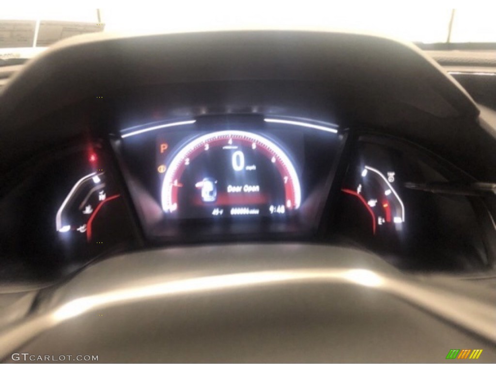 2021 Civic Sport Sedan - Modern Steel Metallic / Black photo #10