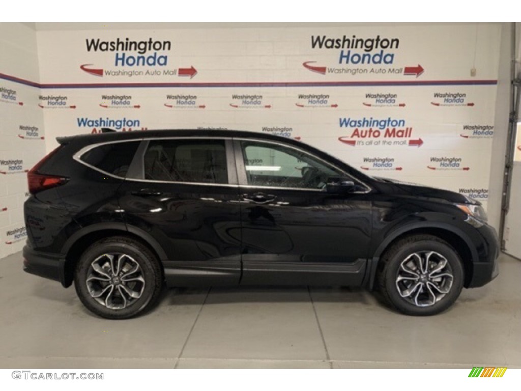 2021 CR-V Touring AWD - Crystal Black Pearl / Black photo #1