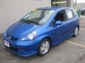 2008 Vivid Blue Pearl Honda Fit Sport  photo #1