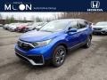 Aegean Blue Metallic 2021 Honda CR-V EX AWD