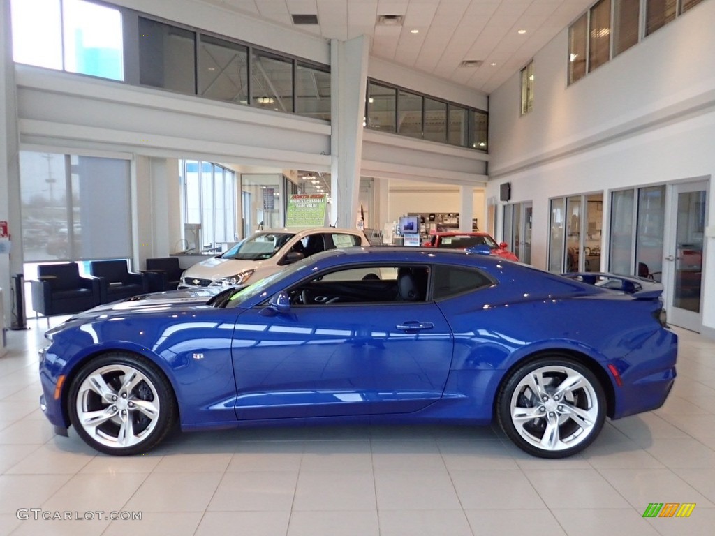 2020 Camaro SS Coupe - Riverside Blue Metallic / Jet Black photo #4
