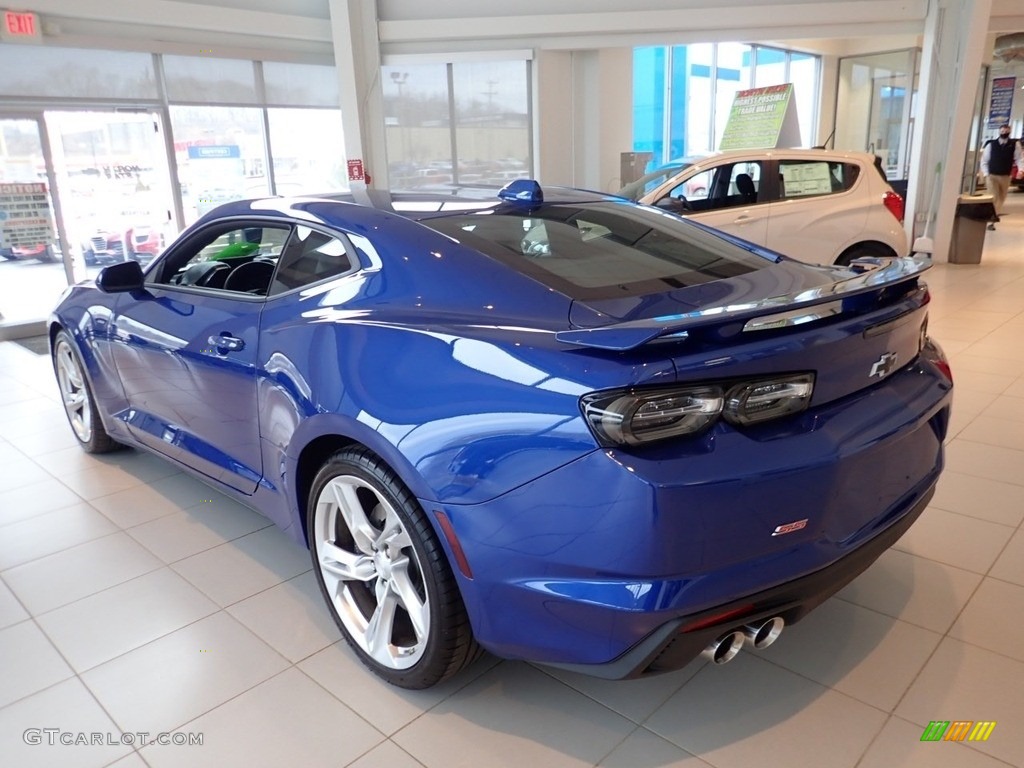 2020 Camaro SS Coupe - Riverside Blue Metallic / Jet Black photo #6