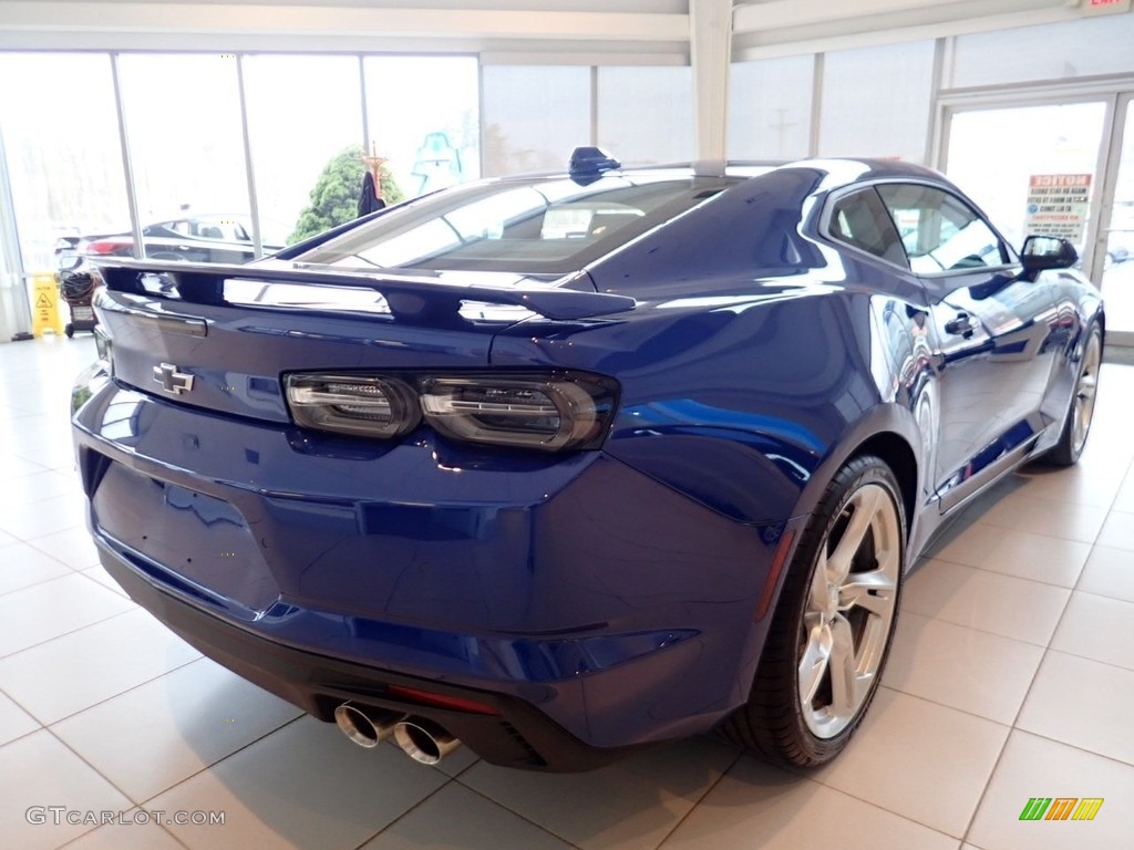 2020 Camaro SS Coupe - Riverside Blue Metallic / Jet Black photo #9