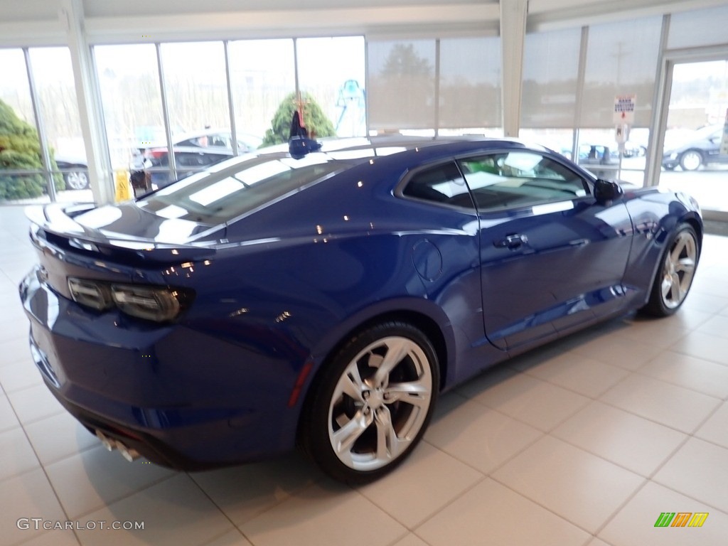 2020 Camaro SS Coupe - Riverside Blue Metallic / Jet Black photo #10