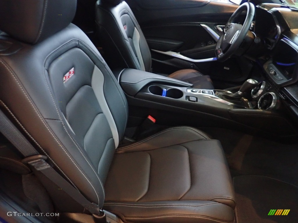 2020 Camaro SS Coupe - Riverside Blue Metallic / Jet Black photo #17