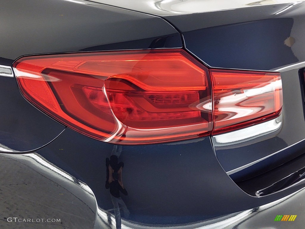 2018 5 Series 530e iPerfomance Sedan - Carbon Black Metallic / Cognac photo #9