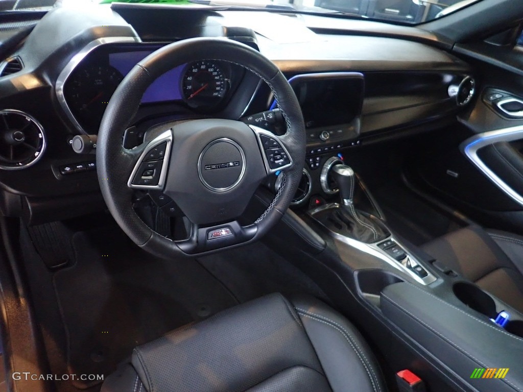 2020 Camaro SS Coupe - Riverside Blue Metallic / Jet Black photo #23