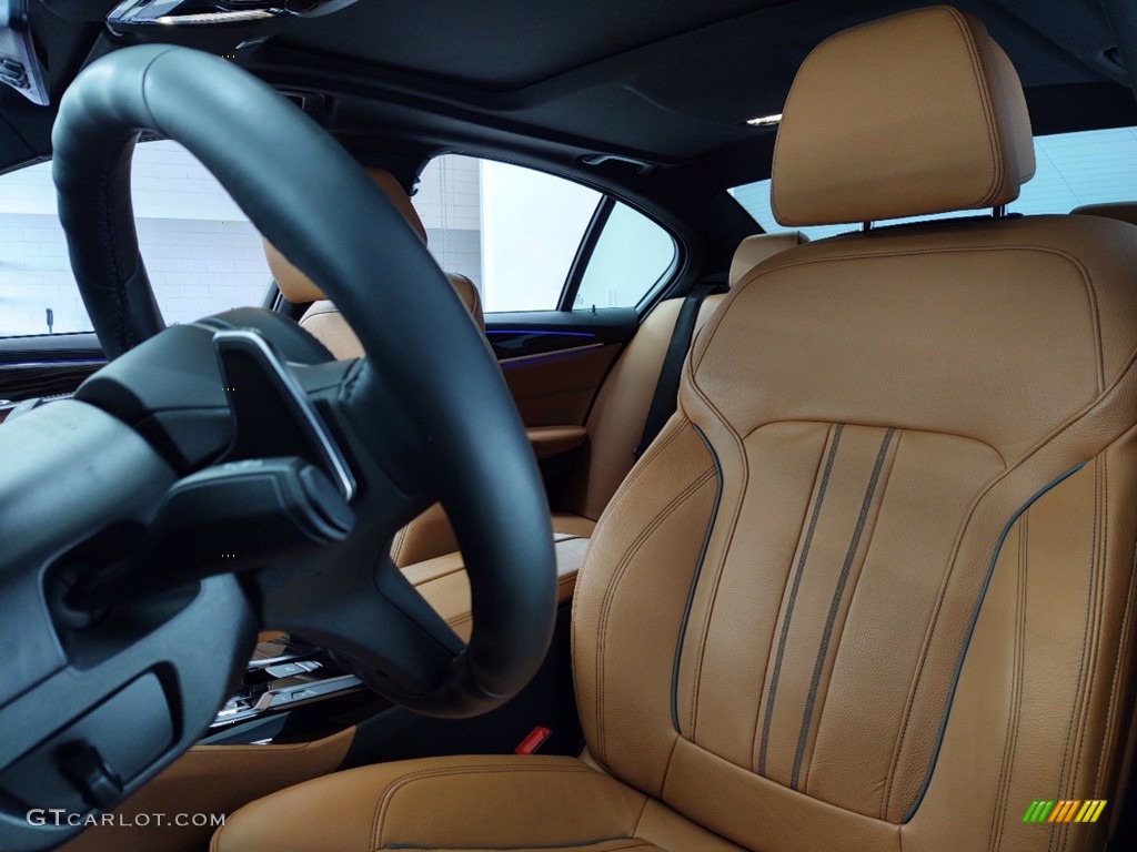 Cognac Interior 2018 BMW 5 Series 530e iPerfomance Sedan Photo #141357885