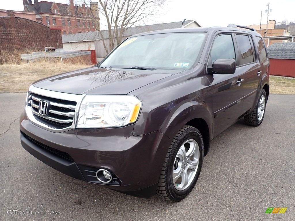 Dark Amber Metallic 2015 Honda Pilot EX-L 4WD Exterior Photo #141357969