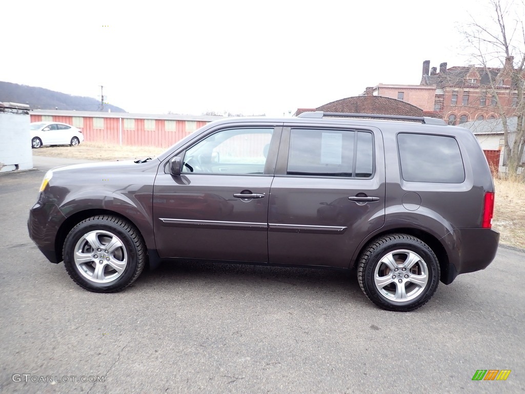 Dark Amber Metallic 2015 Honda Pilot EX-L 4WD Exterior Photo #141357993