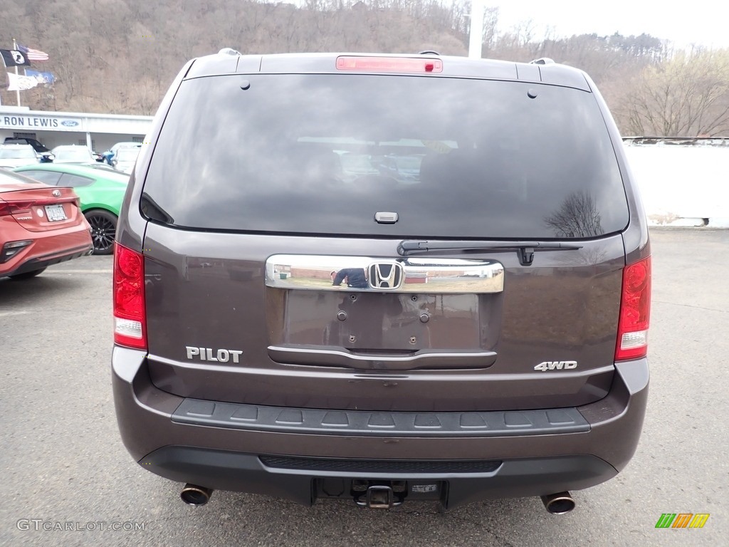 2015 Pilot EX-L 4WD - Dark Amber Metallic / Beige photo #8