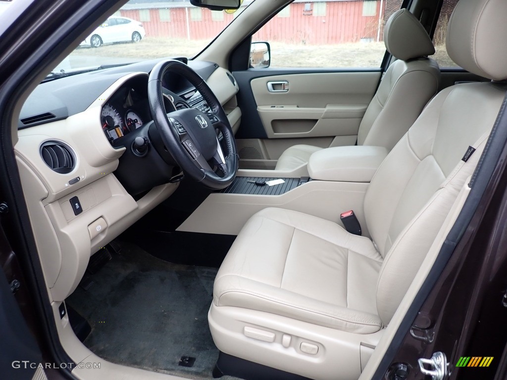 Beige Interior 2015 Honda Pilot EX-L 4WD Photo #141358191