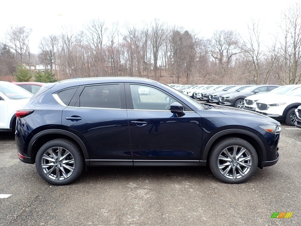 Deep Crystal Blue Mica 2021 Mazda CX-5 Grand Touring AWD Exterior Photo #141358206