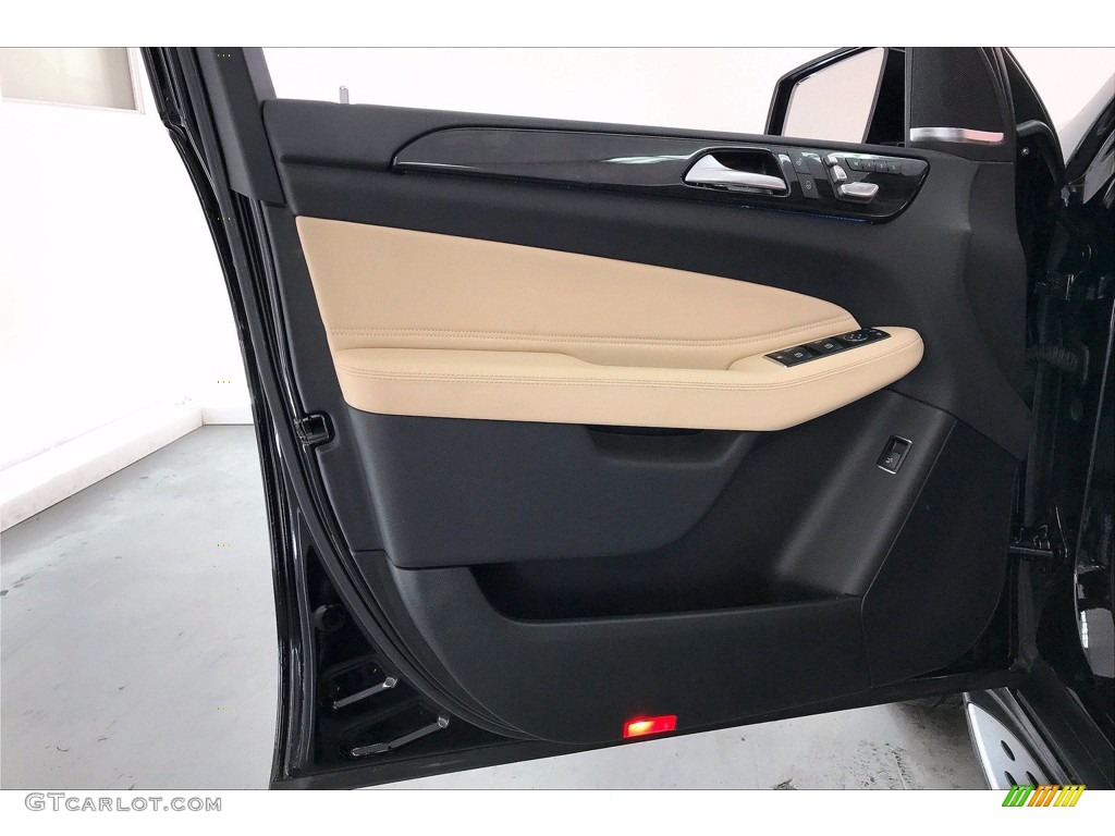 2018 Mercedes-Benz GLS 450 4Matic Ginger Beige/Black Door Panel Photo #141358215