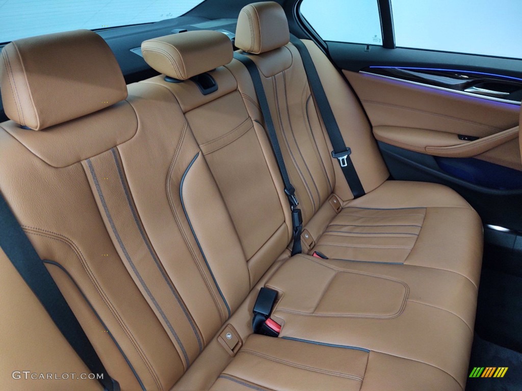 2018 BMW 5 Series 530e iPerfomance Sedan Rear Seat Photo #141358338