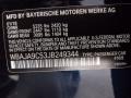 416: Carbon Black Metallic 2018 BMW 5 Series 530e iPerfomance Sedan Color Code