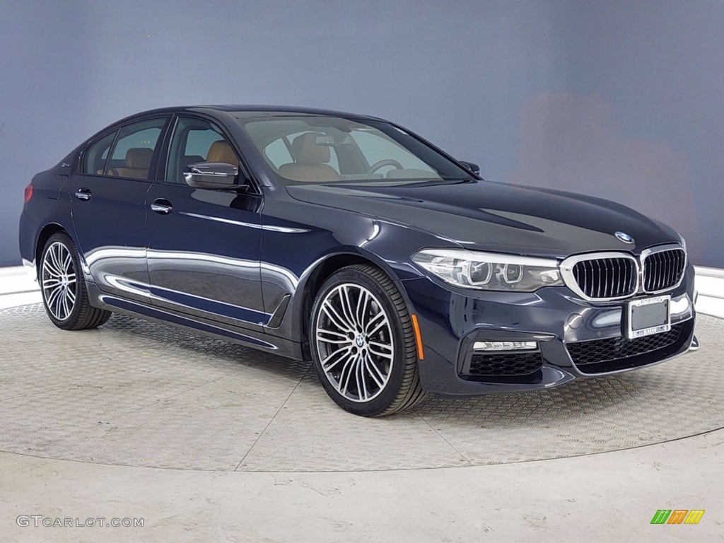 Carbon Black Metallic 2018 BMW 5 Series 530e iPerfomance Sedan Exterior Photo #141358383