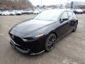 2021 Jet Black Mica Mazda Mazda3 Premium Plus Hatchback AWD  photo #5