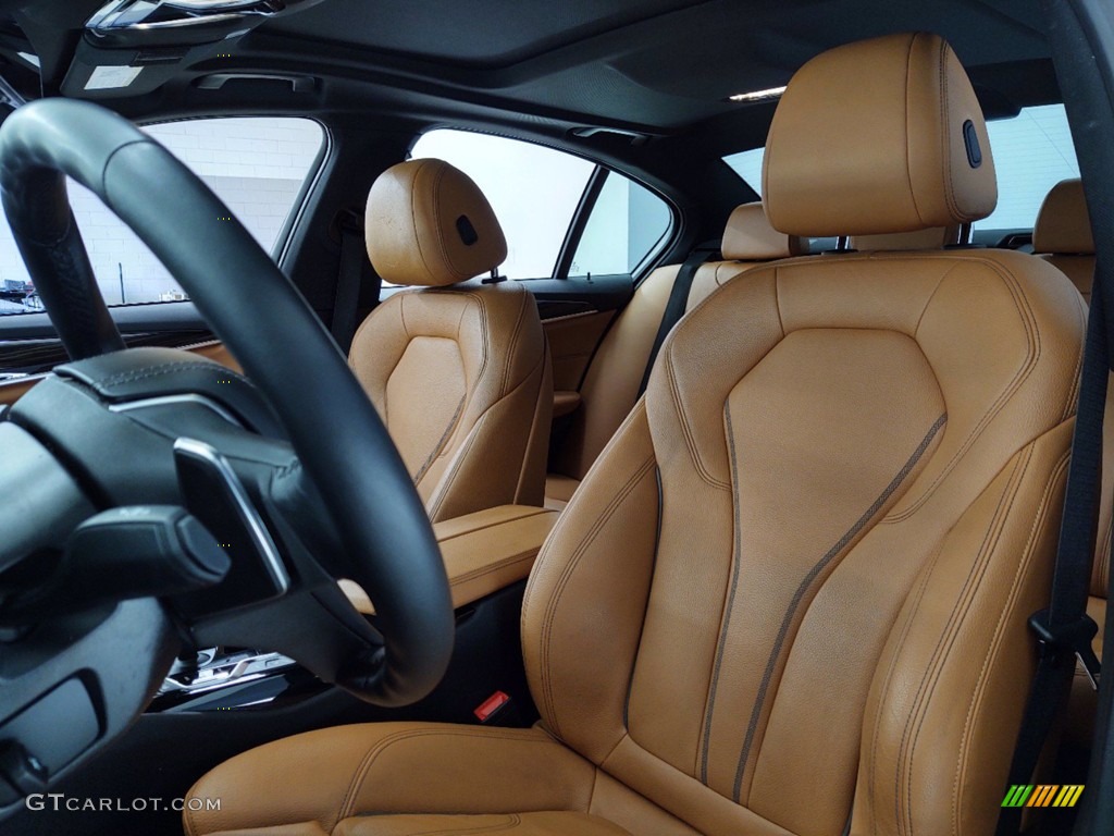 2018 5 Series 530e iPerfomance Sedan - Bluestone Metallic / Cognac photo #17