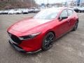 Soul Red Crystal Metallic 2021 Mazda Mazda3 Premium Plus Hatchback AWD Exterior