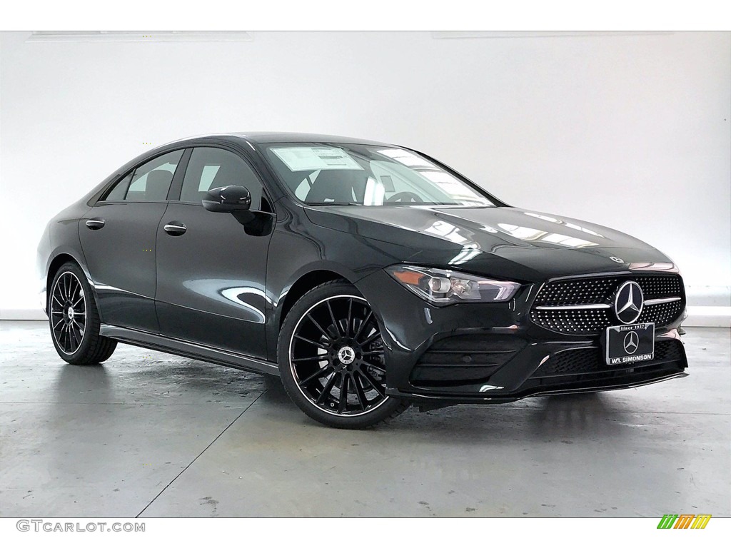 2021 CLA 250 Coupe - Cosmos Black Metallic / Black photo #12