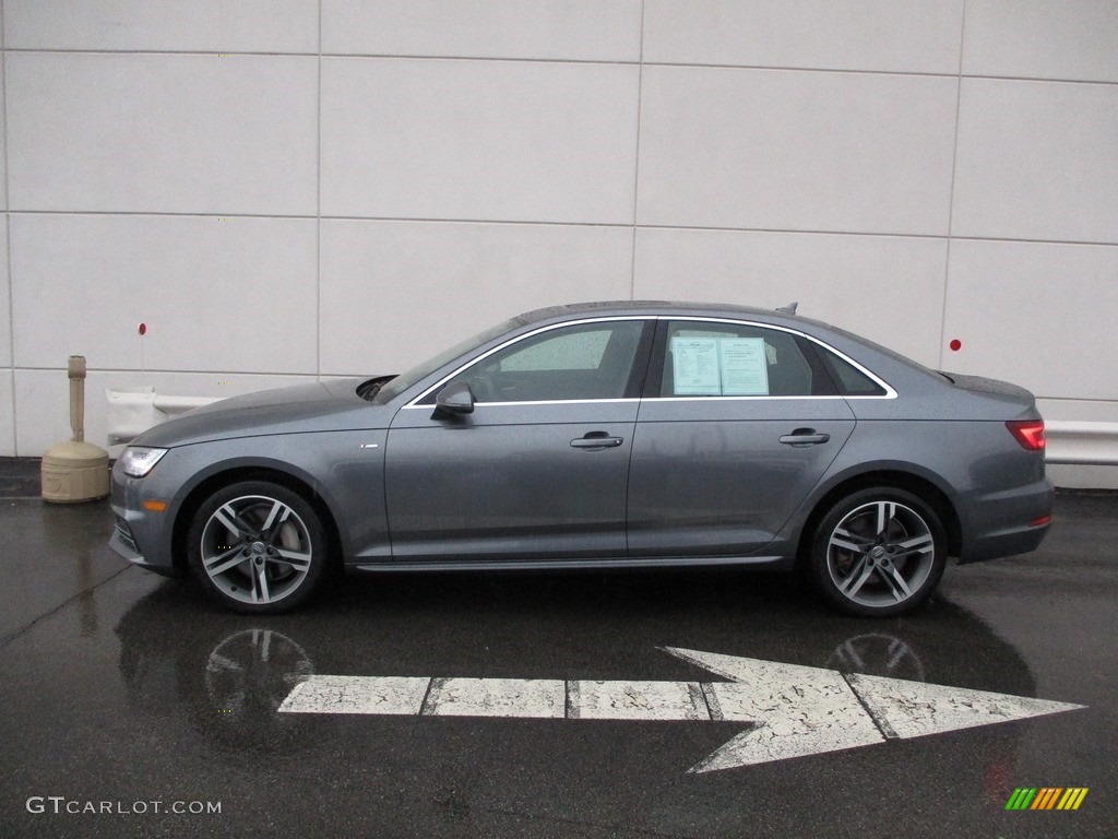 Monsoon Gray Metallic 2018 Audi A4 2.0T Premium Plus quattro Exterior Photo #141360231