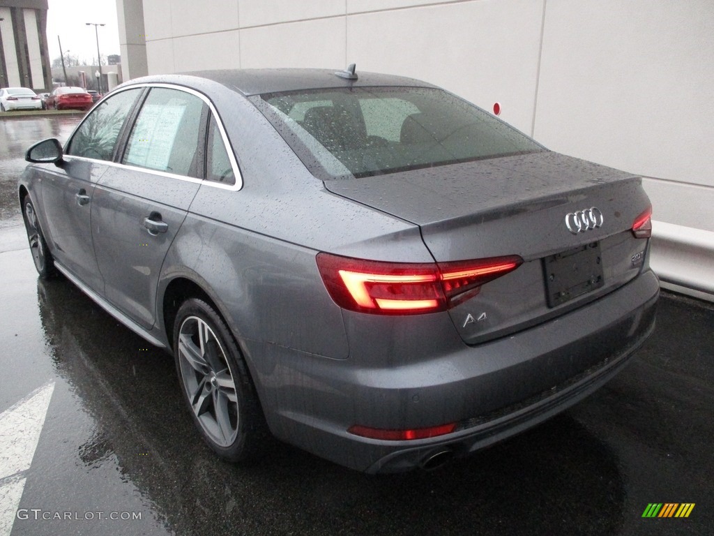 2018 A4 2.0T Premium Plus quattro - Monsoon Gray Metallic / Black photo #3
