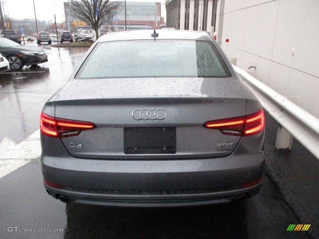 2018 A4 2.0T Premium Plus quattro - Monsoon Gray Metallic / Black photo #4