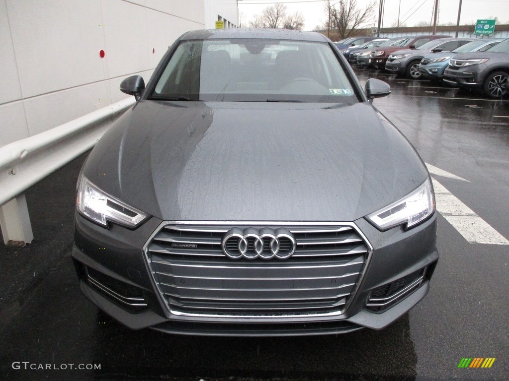 2018 A4 2.0T Premium Plus quattro - Monsoon Gray Metallic / Black photo #8