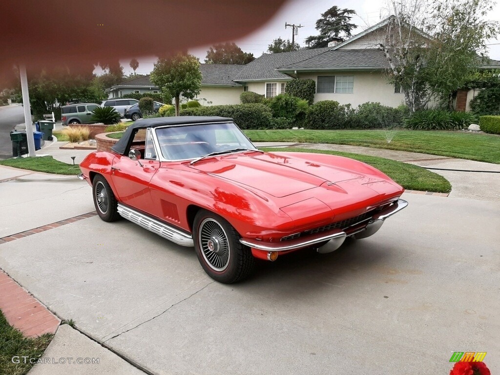 Rally Red 1967 Chevrolet Corvette Convertible Exterior Photo #141360885