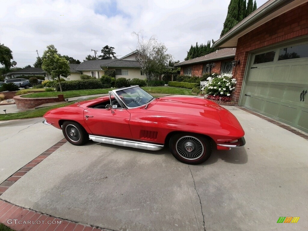 1967 Corvette Convertible - Rally Red / Black photo #5