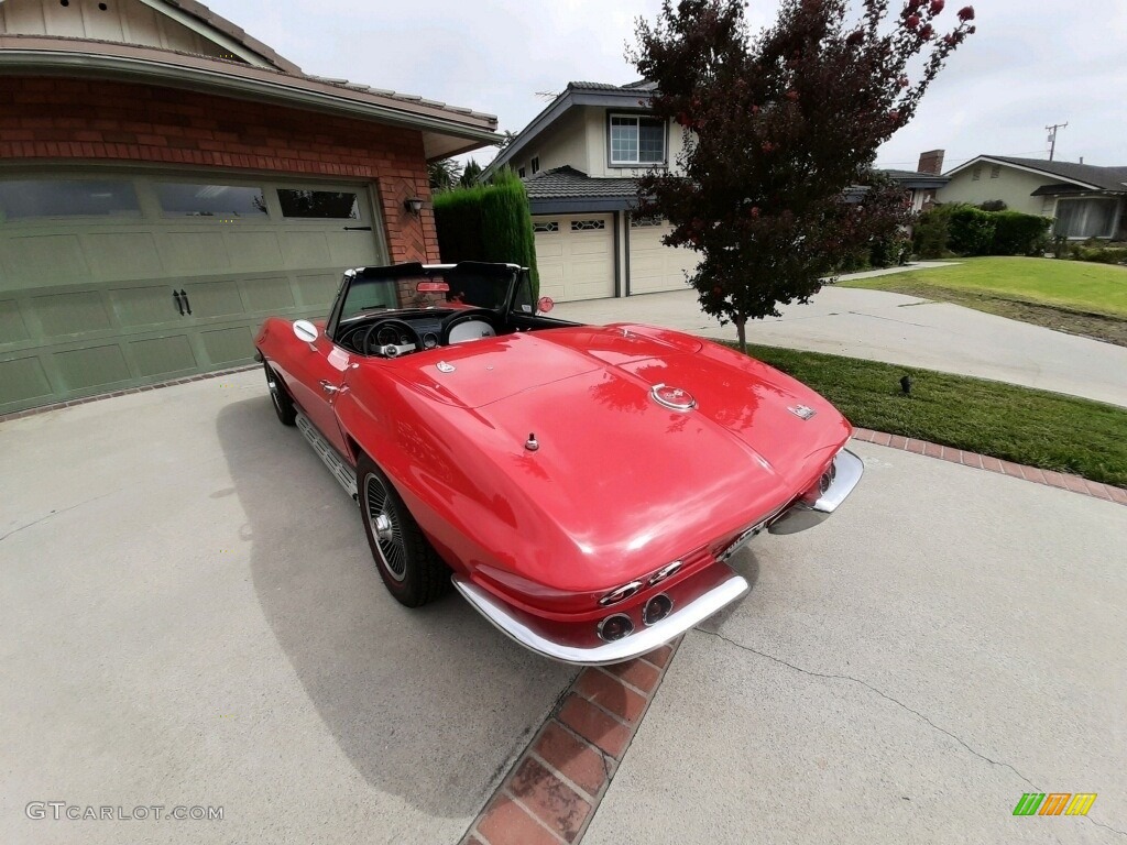 1967 Corvette Convertible - Rally Red / Black photo #6