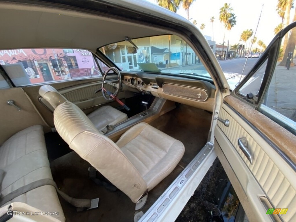 Parchment Interior 1966 Ford Mustang Coupe Photo #141361041