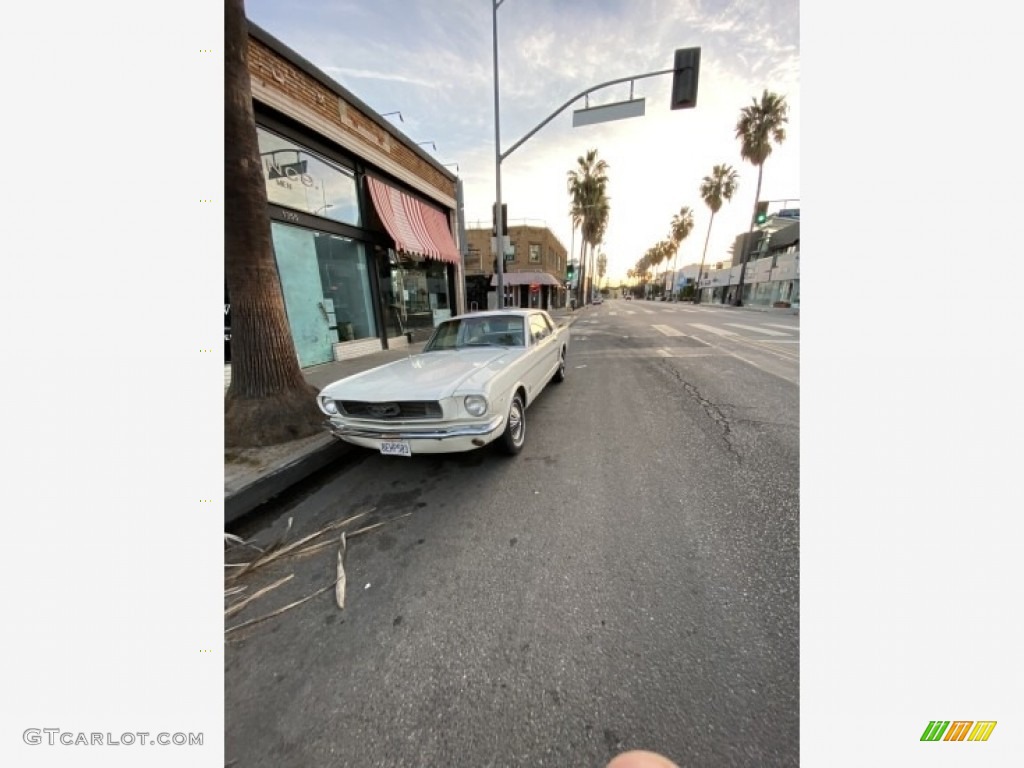 1966 Mustang Coupe - Wimbledon White / Parchment photo #9