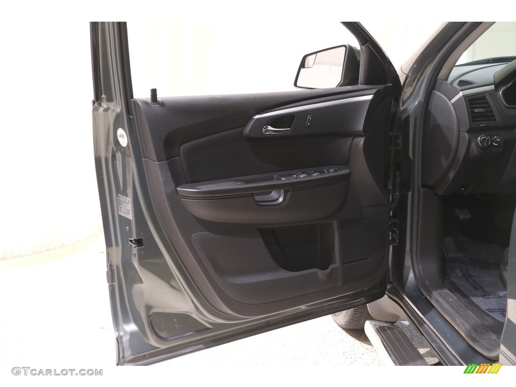 2011 Traverse LT - Steel Green Metallic / Ebony/Ebony photo #4