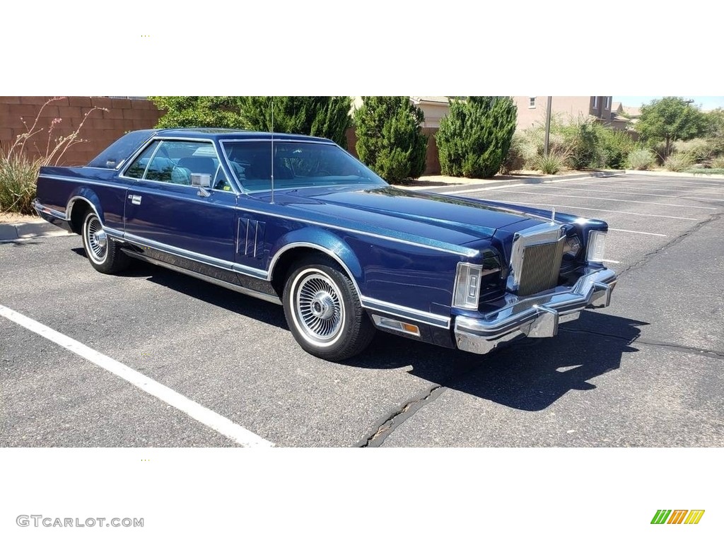 Midnight Blue Moondust Metallic 1979 Lincoln Continental Collectors Series 4 Door Sedan Exterior Photo #141361758
