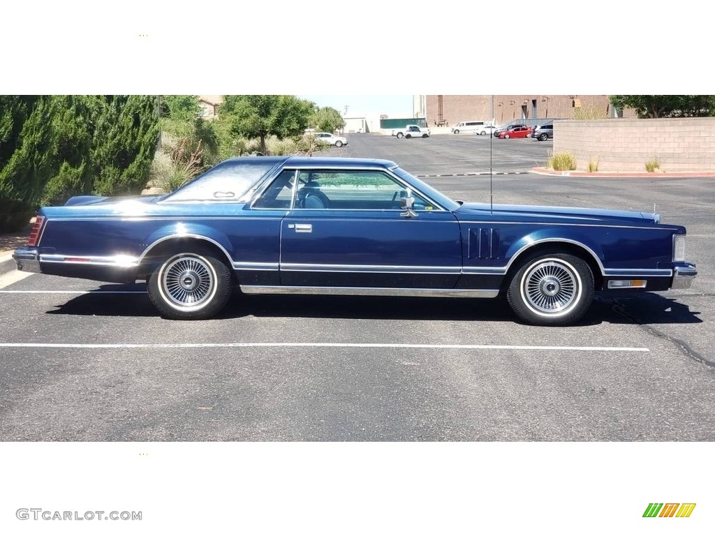 Midnight Blue Moondust Metallic 1979 Lincoln Continental Collectors Series 4 Door Sedan Exterior Photo #141361770