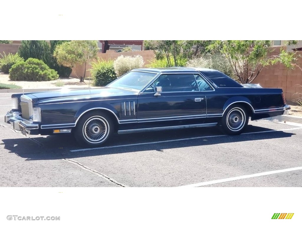 Midnight Blue Moondust Metallic 1979 Lincoln Continental Collectors Series 4 Door Sedan Exterior Photo #141361782
