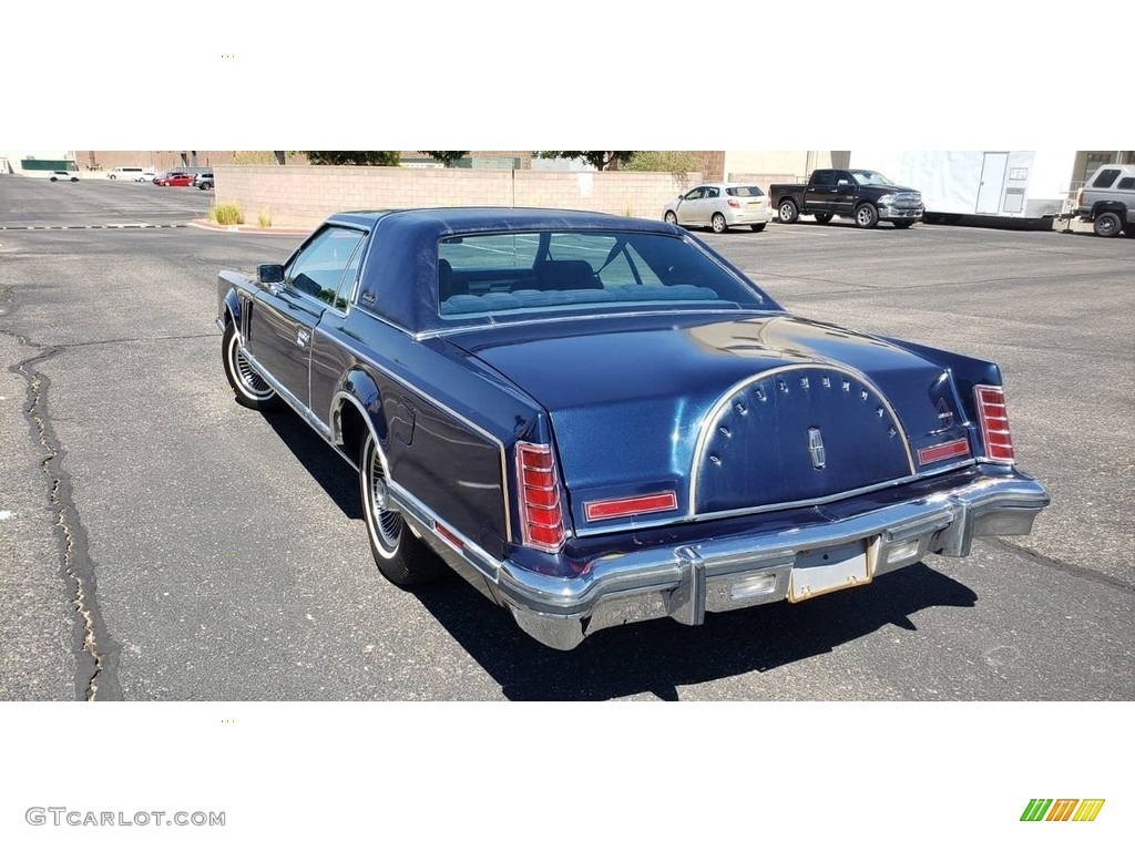 Midnight Blue Moondust Metallic 1979 Lincoln Continental Collectors Series 4 Door Sedan Exterior Photo #141361809