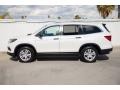 2018 White Diamond Pearl Honda Pilot LX  photo #8