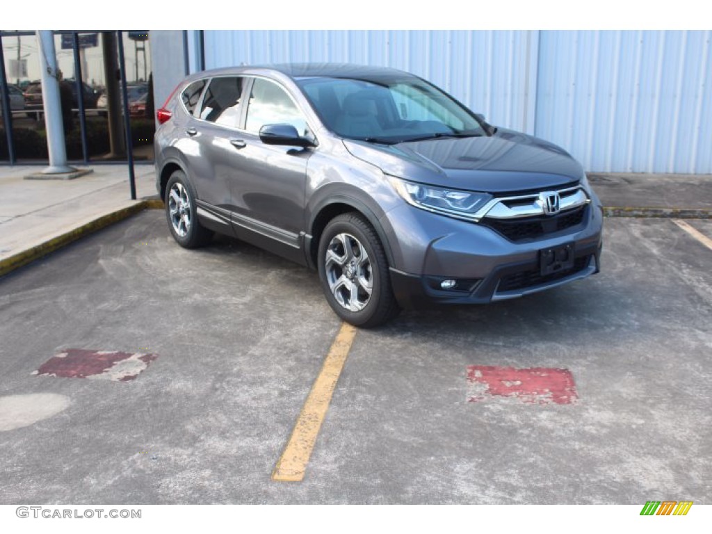 2018 CR-V EX-L - Modern Steel Metallic / Gray photo #2