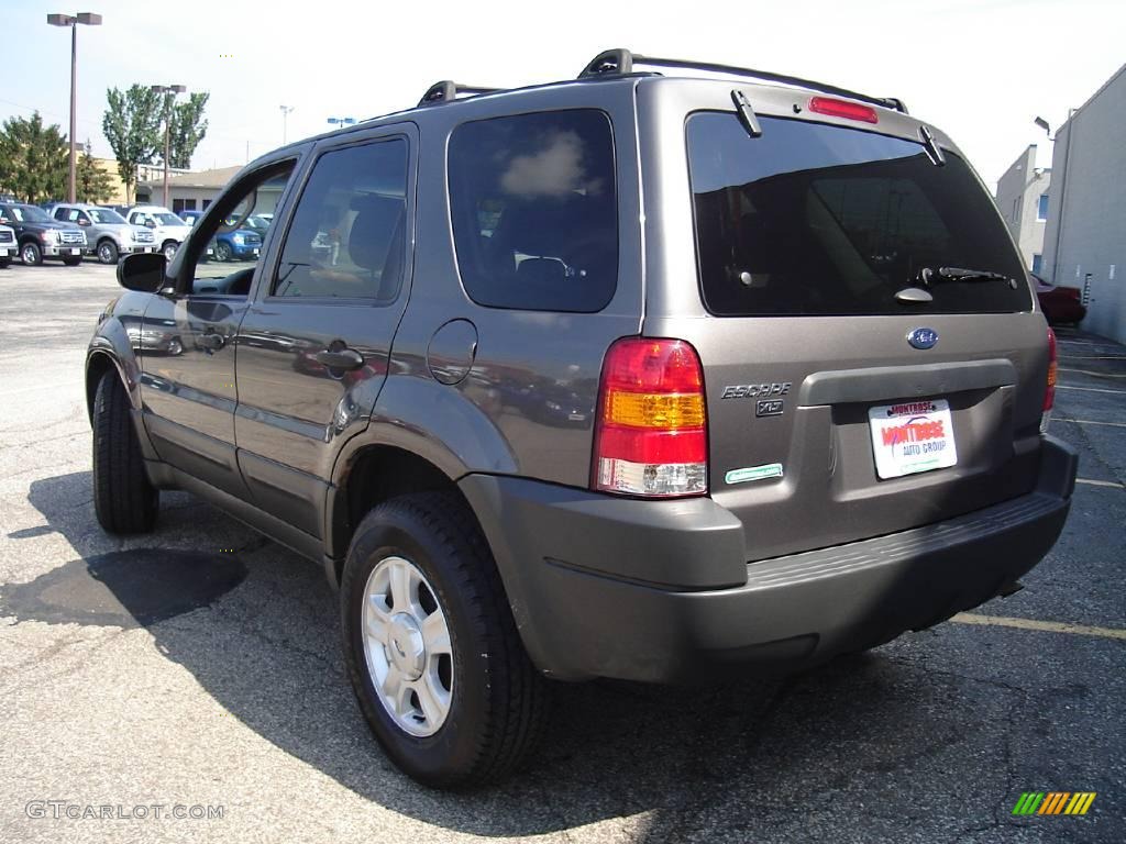 2003 Escape XLT V6 - Dark Shadow Grey Metallic / Medium Dark Flint photo #3